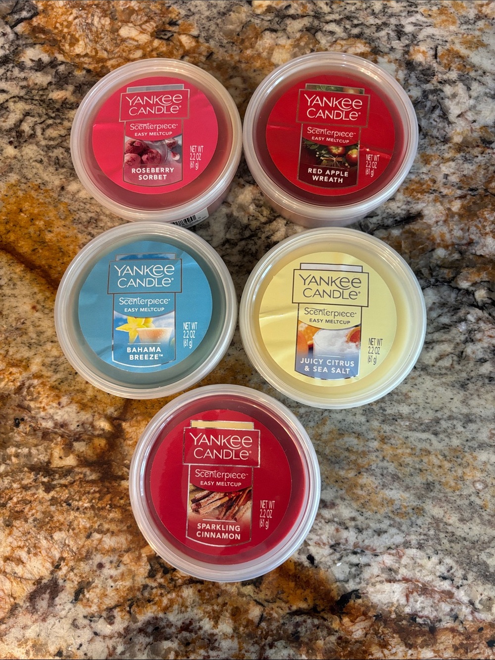 Yankee Candle Scenterpiece MeltCup Set of 5